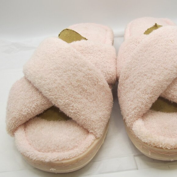 Heavenly Comfort pink terry slipper M - Picture 4 of 7